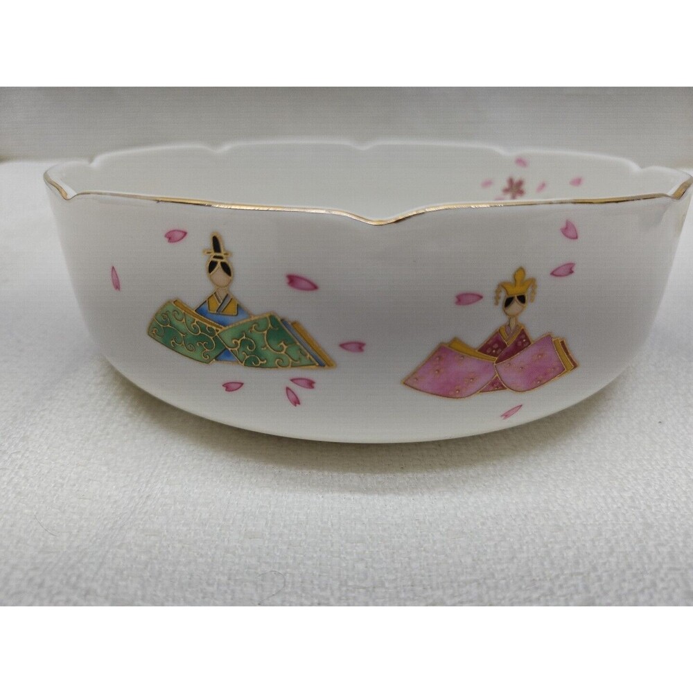 Saido Kiln Sweet Dish for Hinamatsuri (Girl's Day), Doll, Peach Blossom Festival - Picture 13 of 16
